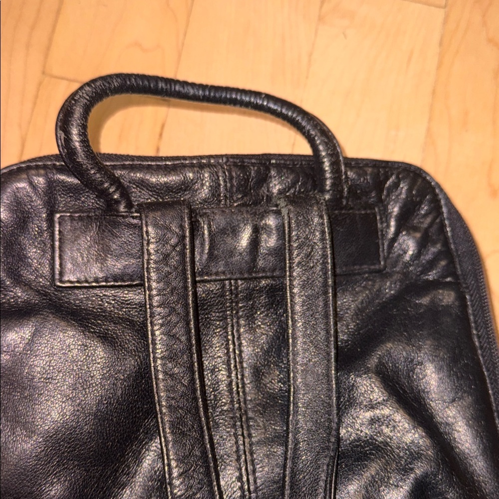 ✨ Pelle Studio Genuine Leather Mini Backpack Purse - Buttery Soft Black ✨ - Picture 11 of 16